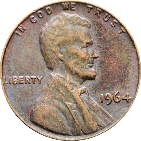 1964 United States Lincoln Memorial One Cent