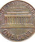 1964 United States Lincoln Memorial One Cent