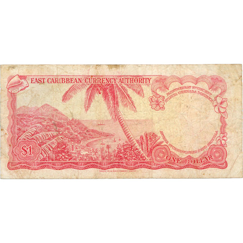 1965 East Caribbean 1 Dollar Banknote