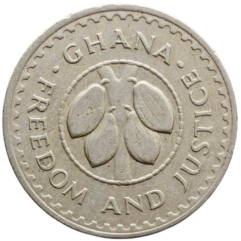 1967 10 Pesewas Ghana Coin