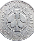 1967 20 Pesewas Ghana Coin