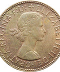 1967 Half Penny Elizabeth II Coin 1st portrait