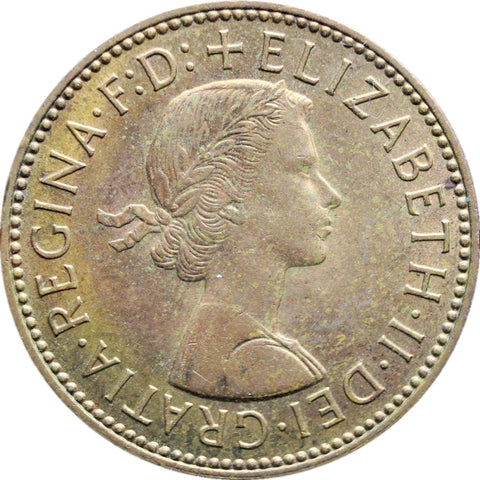 1967 Half Penny Elizabeth II Coin 1st portrait