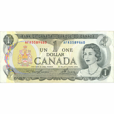 1973 Canada 1 Dollar Banknote