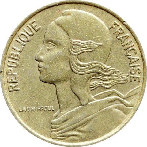 1974 5 Centimes France Coin Marianne