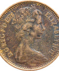 1976 Half New Penny Elizabeth II Coin