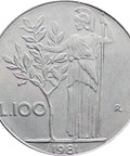 1981 Italy 100 Lire Coin