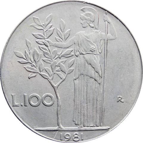 1981 Italy 100 Lire Coin