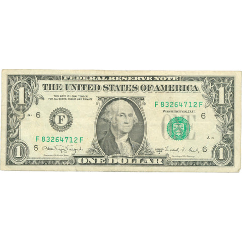 1988 United States 1 Dollar Banknote