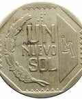 1991 1 Nuevo Sol Peru Coin