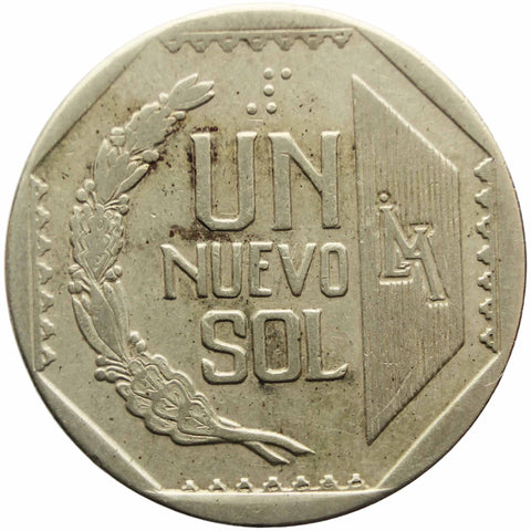 1991 1 Nuevo Sol Peru Coin