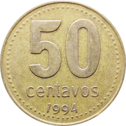 1994 Argentina 50 Centavos Coin