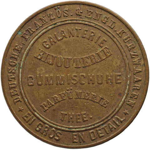 19th century Germany Empire Token Gors & Munz Store Leipzig