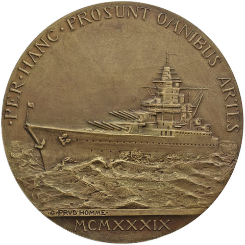 1939 Académie de Marine Medal France