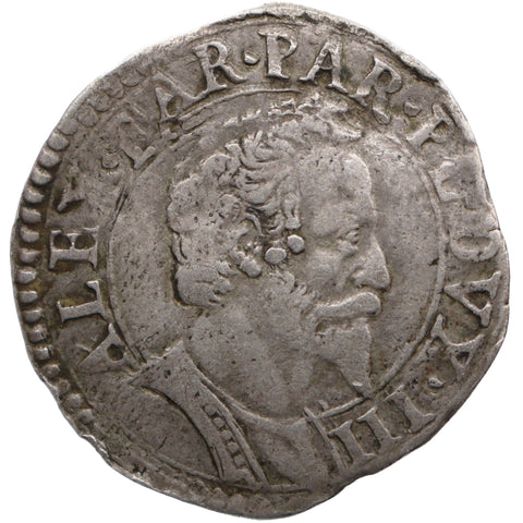 1586-1591 Alessandro Farnese III Cavalotto Duchy of Parma Coin