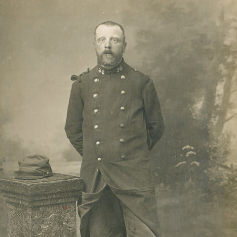 World War I Belgium Soldier Photo Postcard