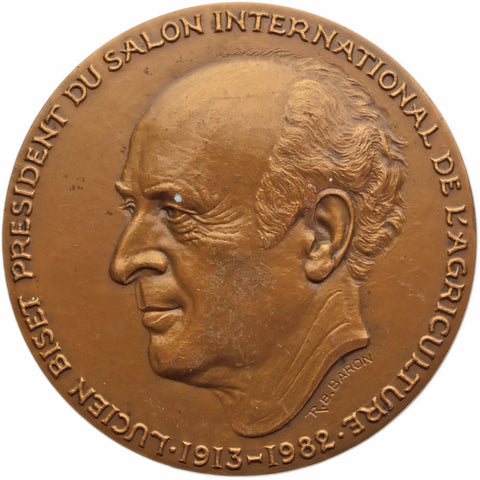 1984 Salon International de l'Agriculture Medal France Lucien Biset