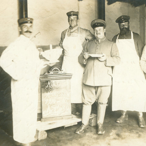 1915 German Military Kitchen Postcard - World War I