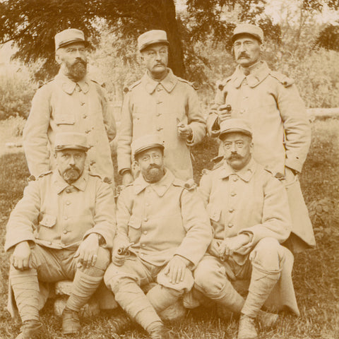 World War I French Soldiers Postcard