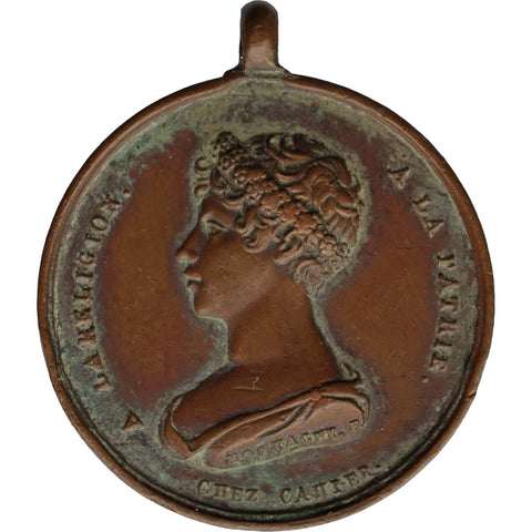 1820 Birth of the Future Count of Chambord Henri V Commemorative Medal