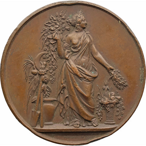 Pre 1940 Société d'Horticulture de Mâcon Medal by Pinchet