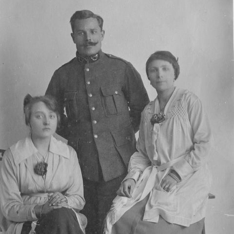 World War I Era Postman Photo Postcard