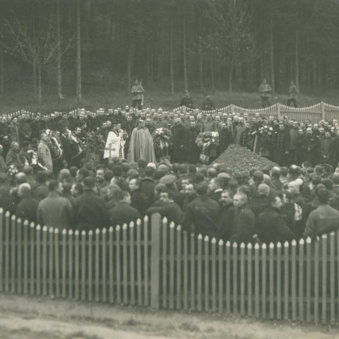 1916 World War I Prisoner of war camps at Hameln POW Camp Postcard