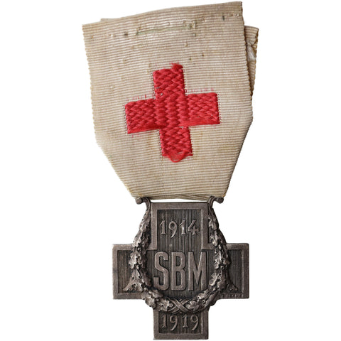 1919 French Red Cross Medal – French Society for Aiding Wounded Soldiers of the Land and Sea Armies