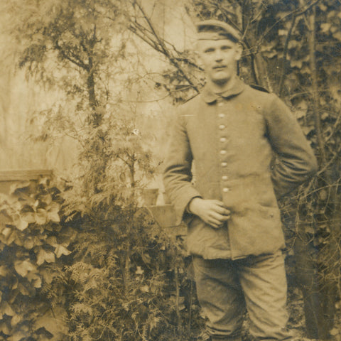 World War I German Soldier Photo Postcard