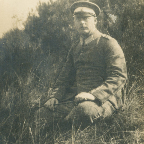 World War I Era German Soldier Photo Postcard Germany Altenburg