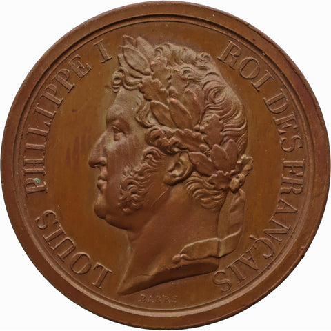 1842 Louis-Philippe I Medal – Presented by the Army to the Duke of Orléans