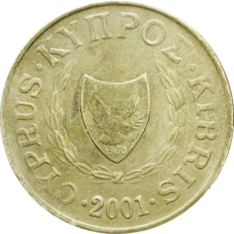 2001 5 Cents Cyprus Coin