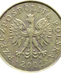 2001 5 Groszy Poland Coin