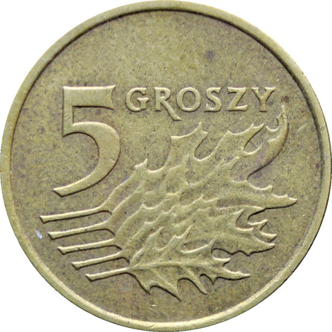 2001 5 Groszy Poland Coin