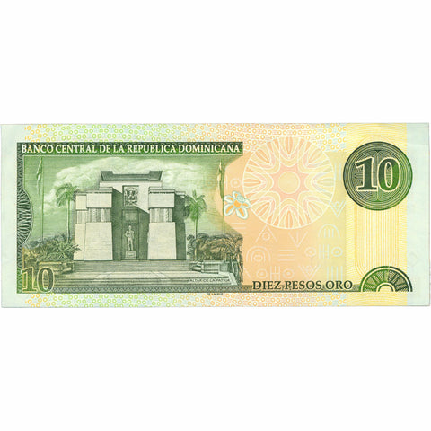 2001 Dominican Republic 10 Pesos Oro Banknote