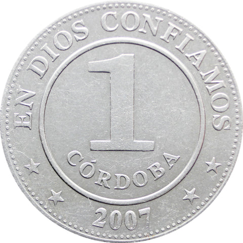 2007 One Córdoba Nicaragua Coin