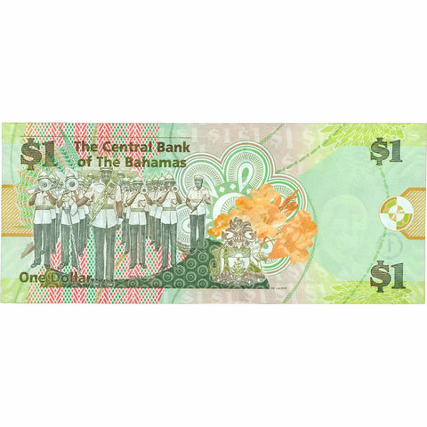 2015 Bahamas 1 Dollar Banknote