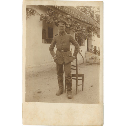 World War I Imperial Germany Soldier Photo Postcard