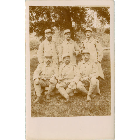 World War I French Soldiers Postcard