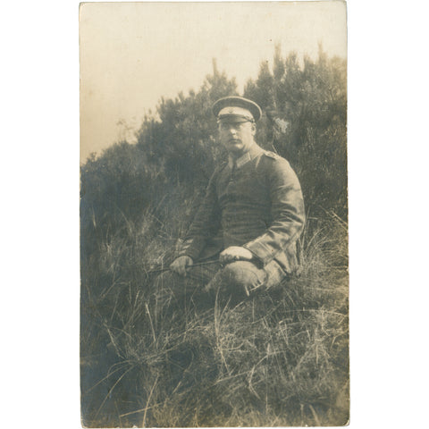 World War I Era German Soldier Photo Postcard Germany Altenburg