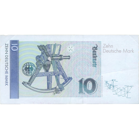 1993 Germany 10 Deutsche Mark Banknote