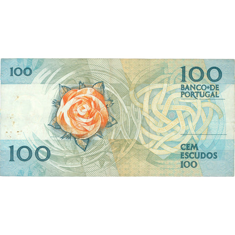 1986 Portugal 100 Escudos Banknote