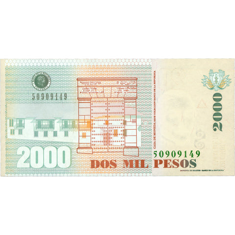 2006 Colombia 2000 Pesos Banknote