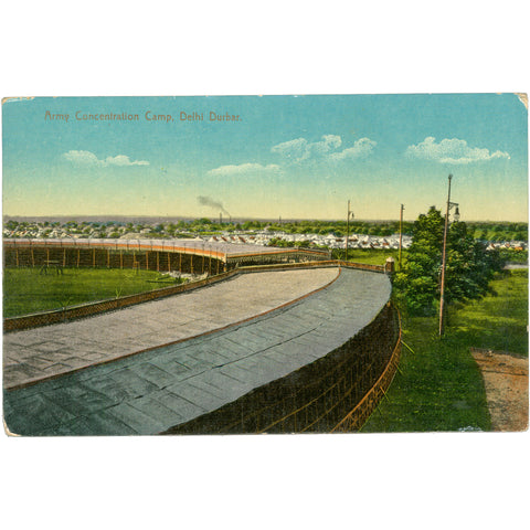 1903 Delhi, India – Army Concentration Camp, Delhi Durbar Postcard