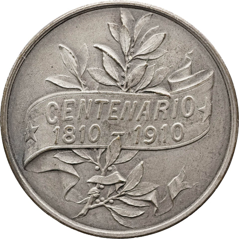 1910 Argentina Centenary Medal Commemorate 100th Anniversary of Revolution