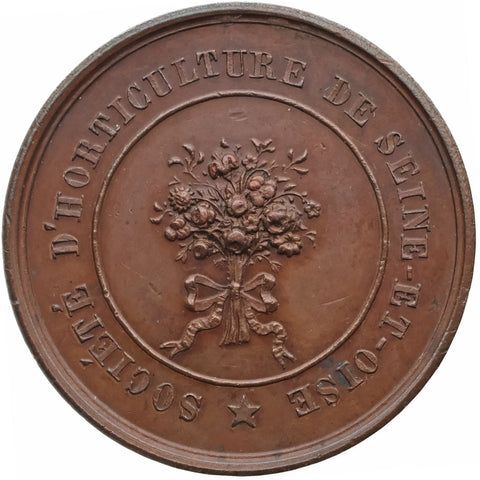 1870–1940 Third Republic France Horticultural Society Medal Versailles