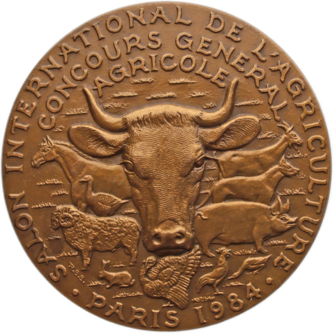 1984 Salon International de l'Agriculture Medal France Lucien Biset