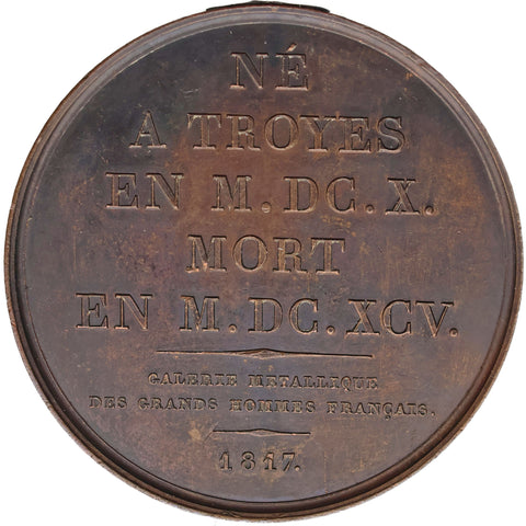 1817 Pierre Mignard Medal - Galerie Métallique des Grands Hommes Français