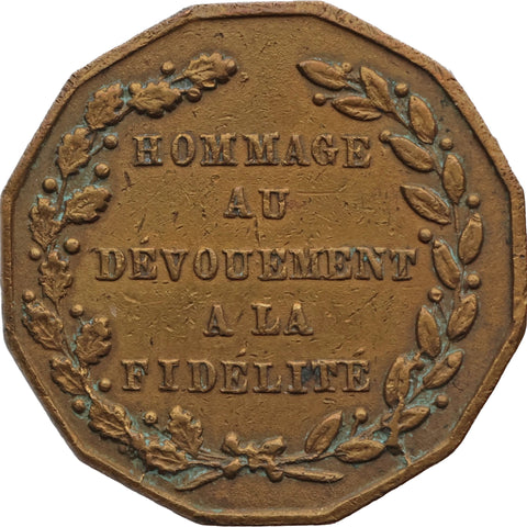 1844 General Bertrand Commemorative Medal France