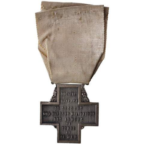 1919 French Red Cross Medal – French Society for Aiding Wounded Soldiers of the Land and Sea Armies